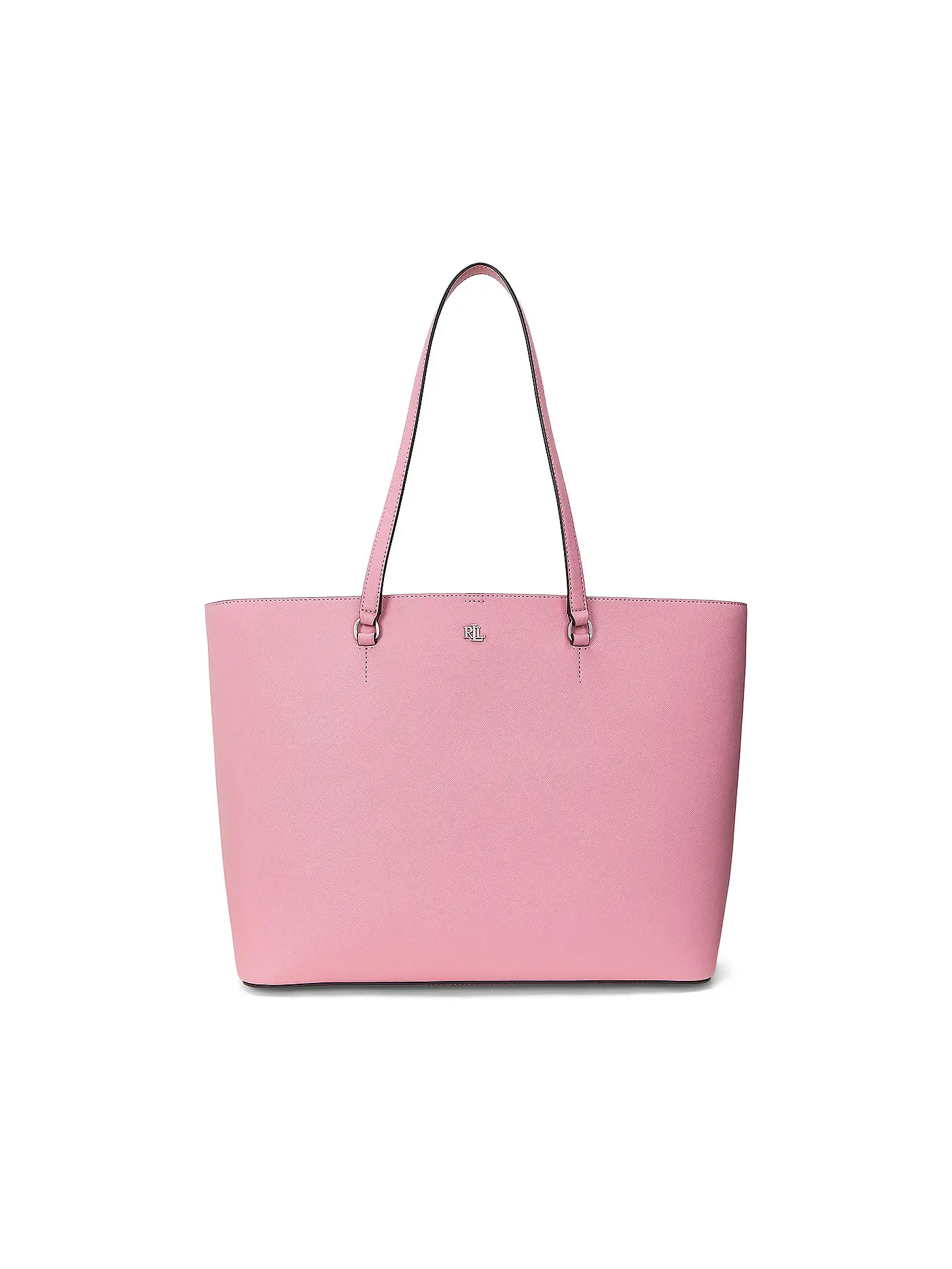 LAUREN RALPH LAUREN | Ledertasche - Shopper KARLY TOTE Large | rosa